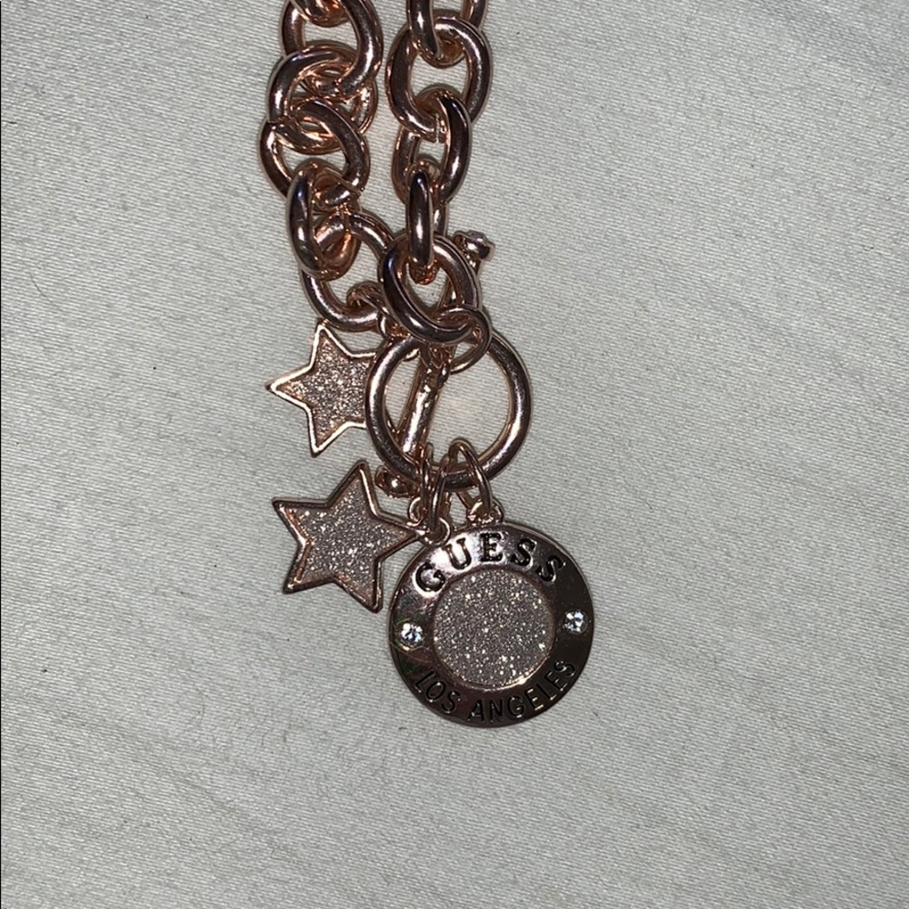 Guess rose gold choker
